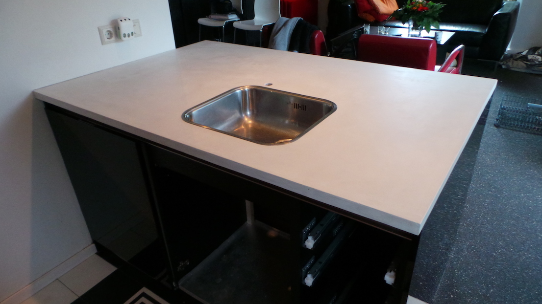 Beton cire keuken wand – atumre.com